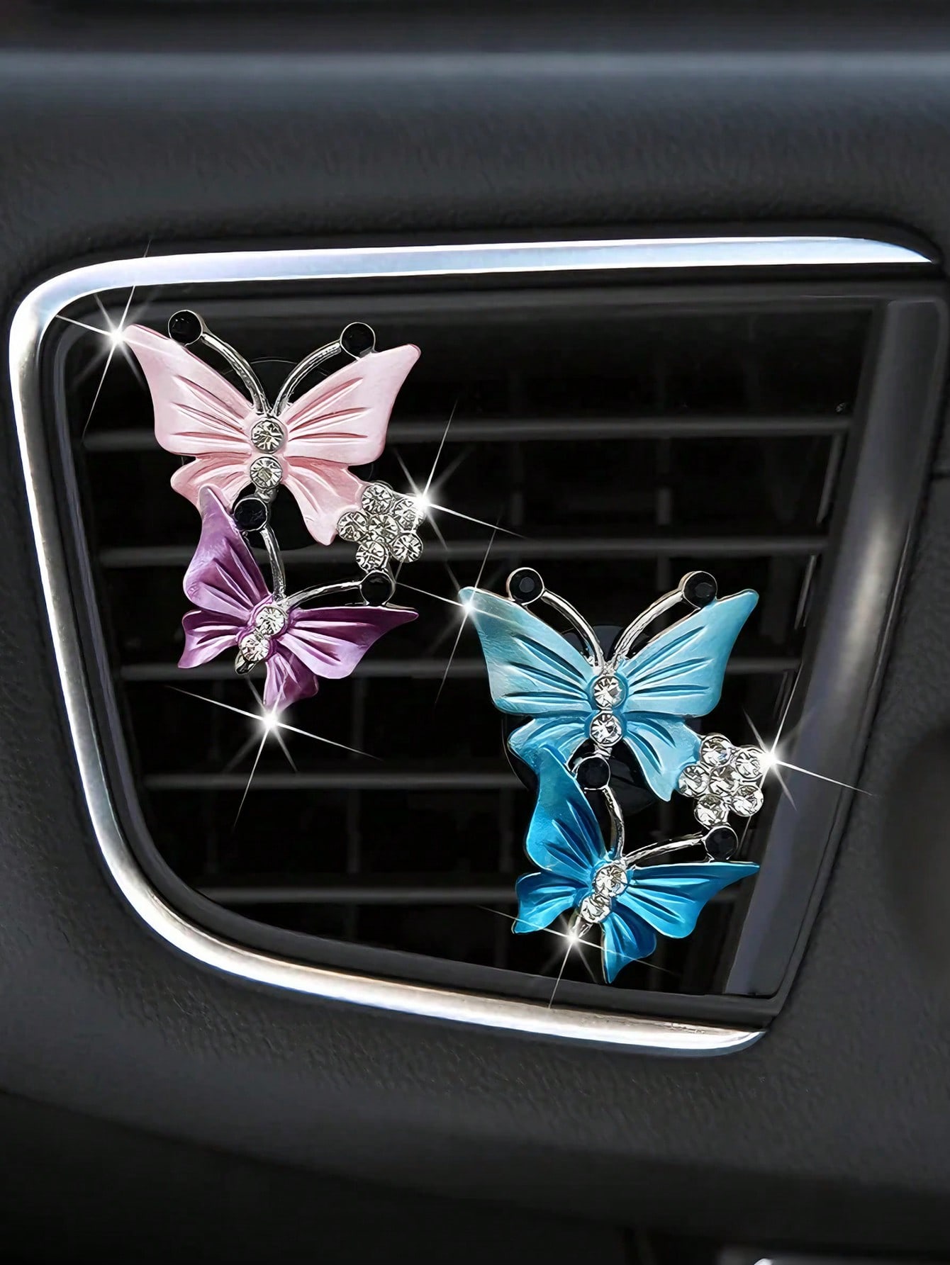 Interior Design Concept - Car Air Vent Butterfly Clip, Gradient