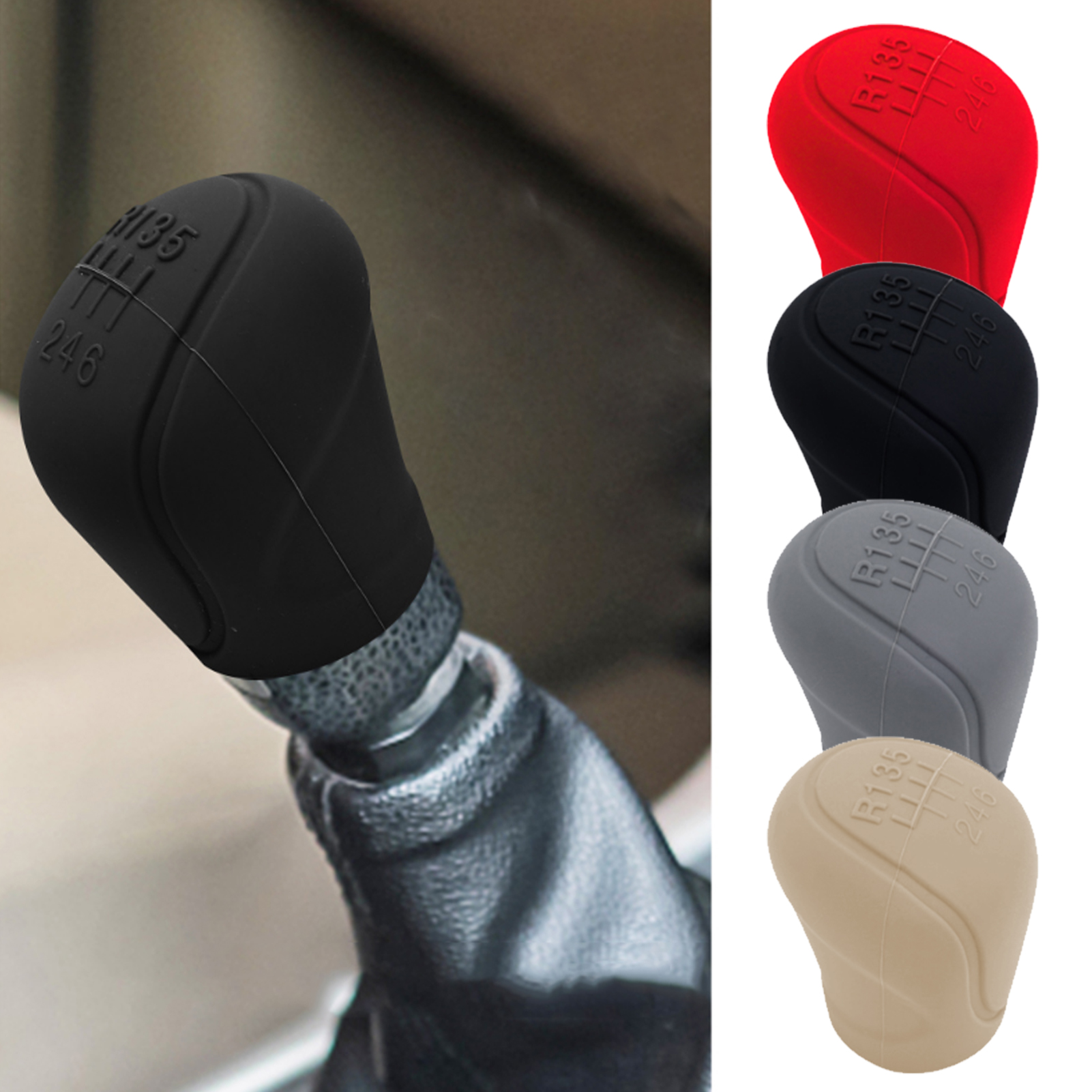 Interior Design Concept - Silicone Car Shift Knob Cover 6