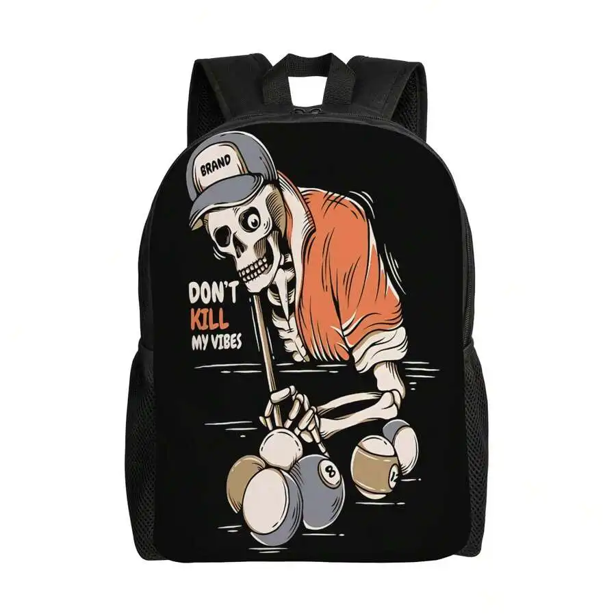Interior Designer - Stylish Casual Backpack With Skull Billiards