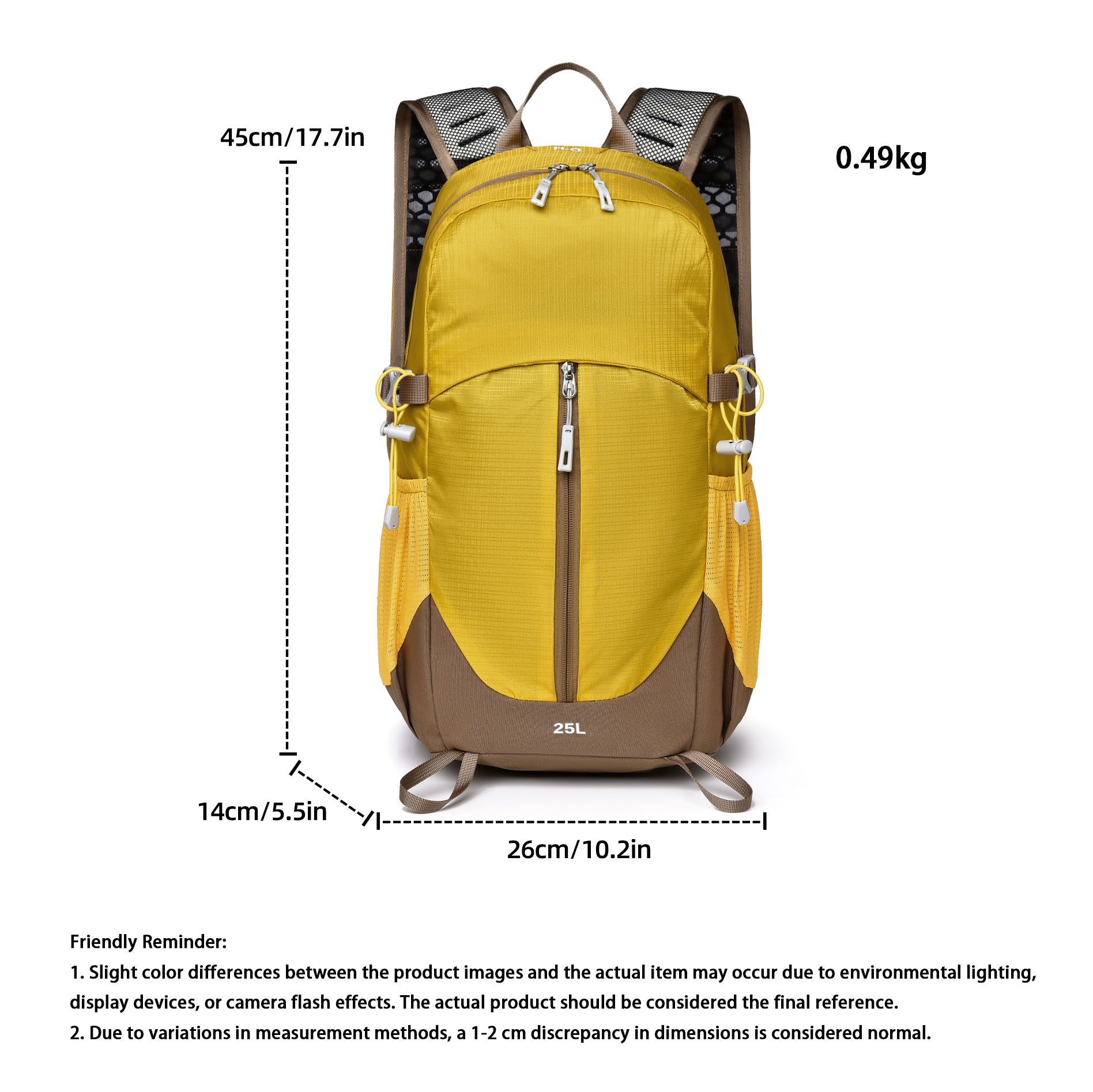 25l Large Capacity Hiking Back - Interior Designer reseña y precio
