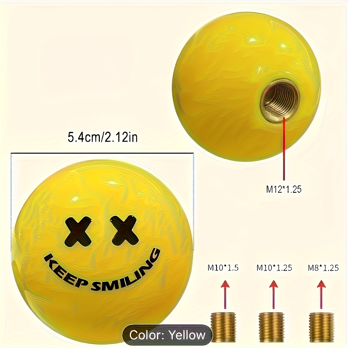 Keep Smiling Yellow & Black Ge - Interior Design Concept reseña y precio