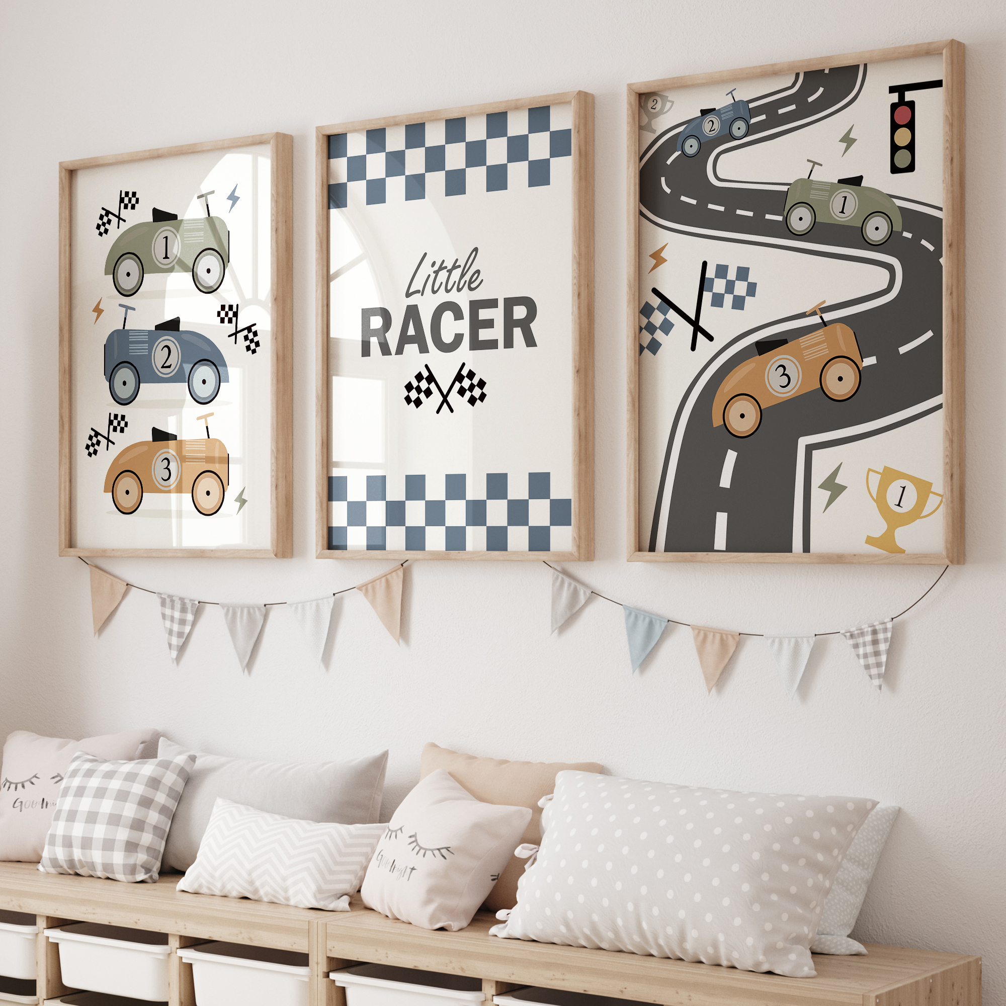 3pcs Minimalist,Cartoon Car Ra - Interior Design Room reseña y precio