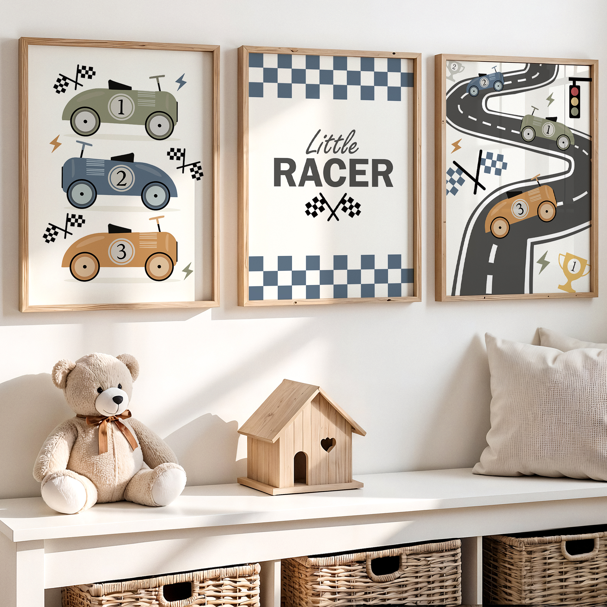 3pcs Minimalist,Cartoon Car Ra - Interior Design Room reseña y precio