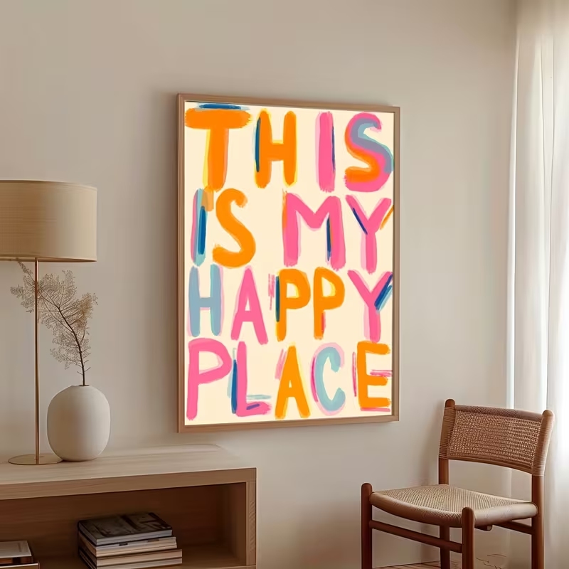 Modern This Is My Happy Place  - Interior Design Room reseña y precio