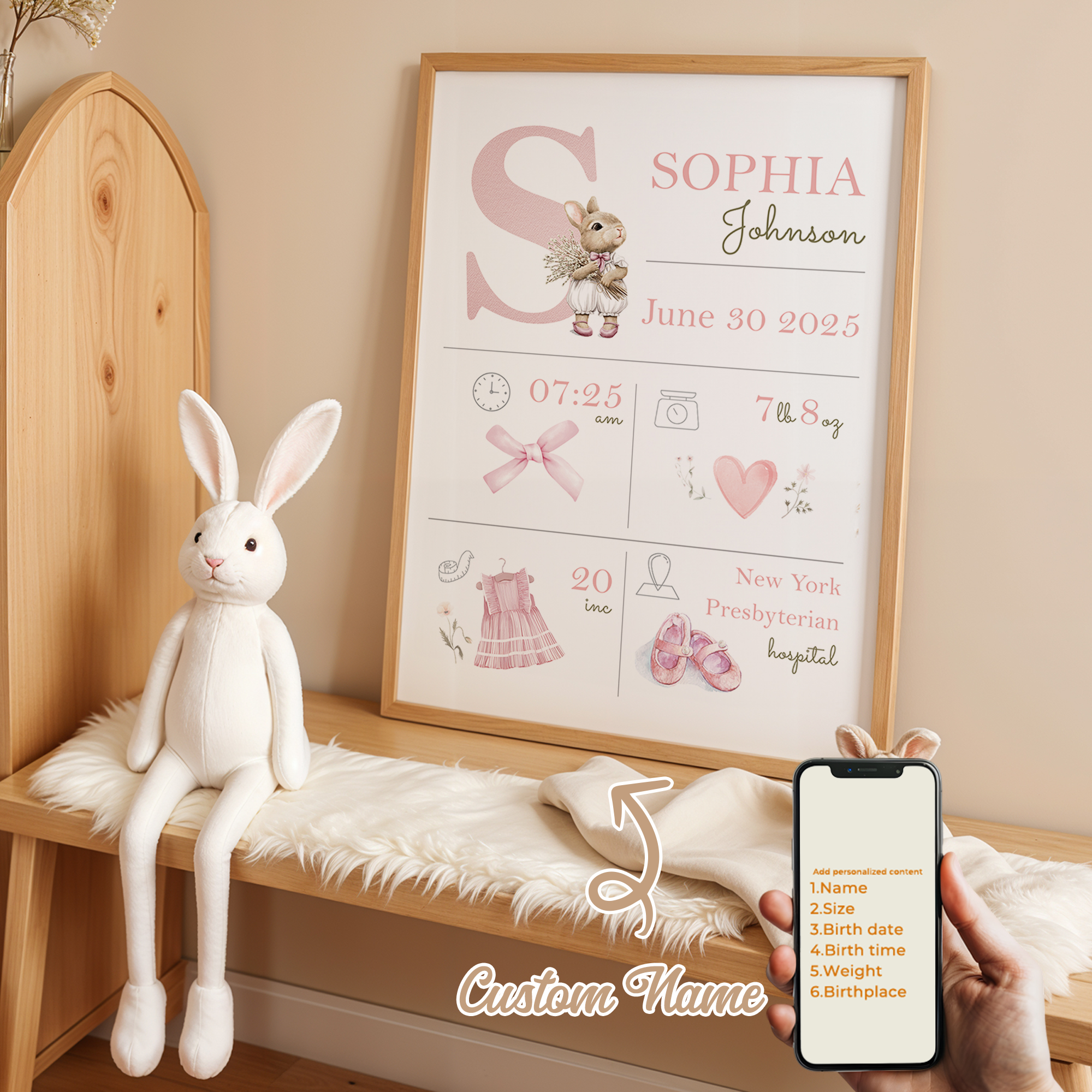 Personalized Custom Name Carto - Interior Design Room reseña y precio