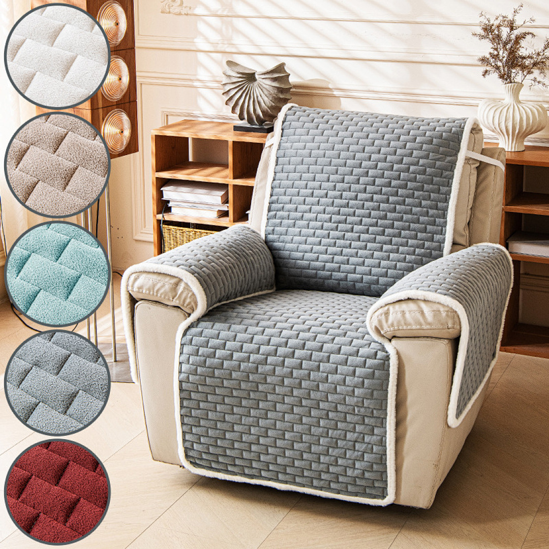 Non-Slip Sofa Cushion Flannel  - Velvet Cushion Cover reseña y precio