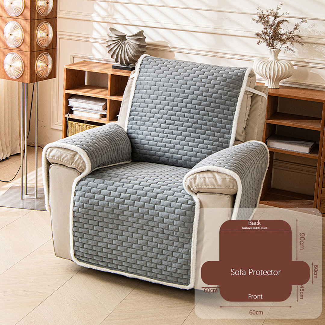Non-Slip Sofa Cushion Flannel  - Velvet Cushion Cover reseña y precio