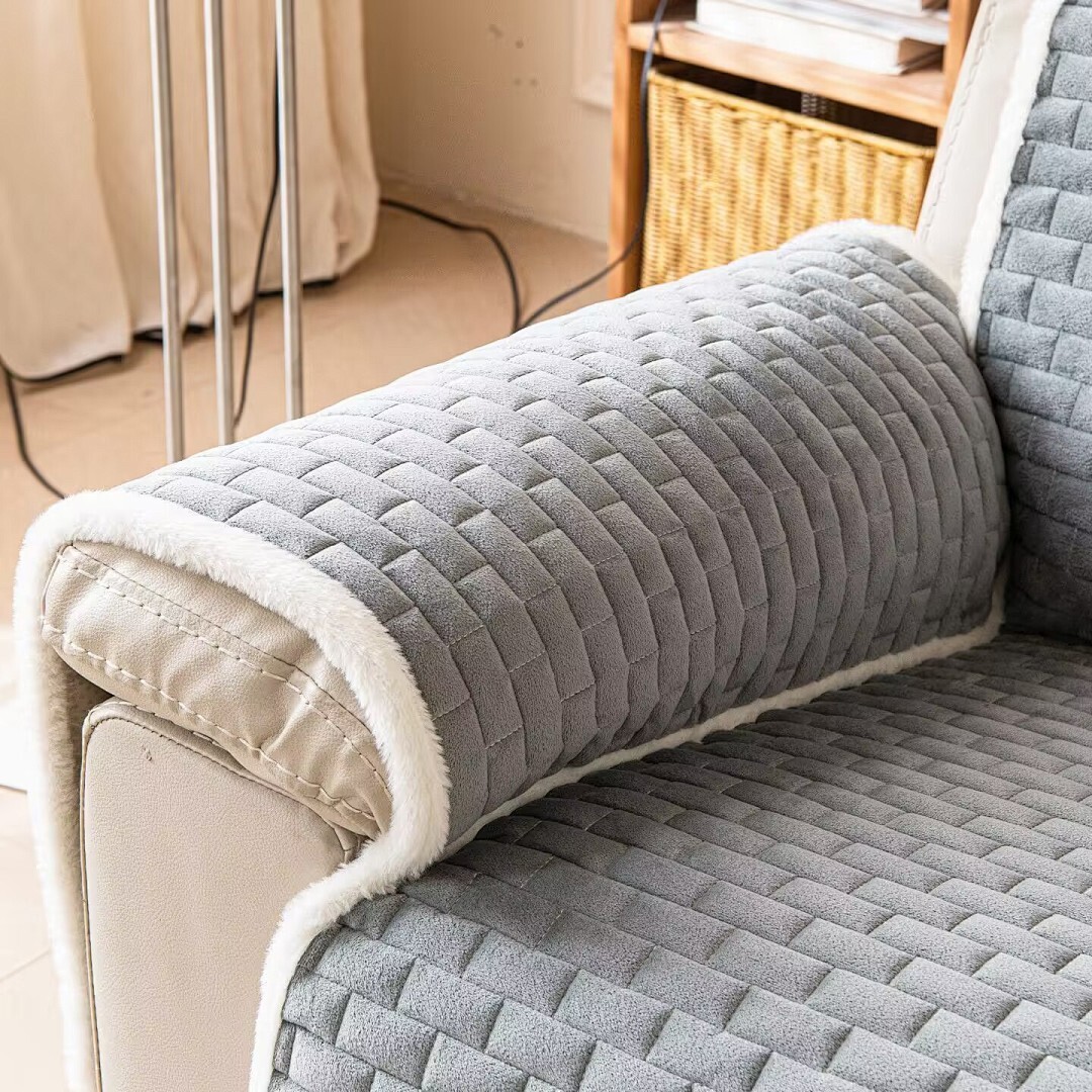 Non-Slip Sofa Cushion Flannel  - Velvet Cushion Cover reseña y precio