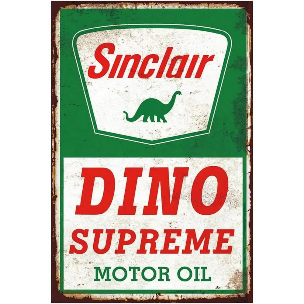 Vintage-Style Motor Oil Gas Si - Interior Designer reseña y precio