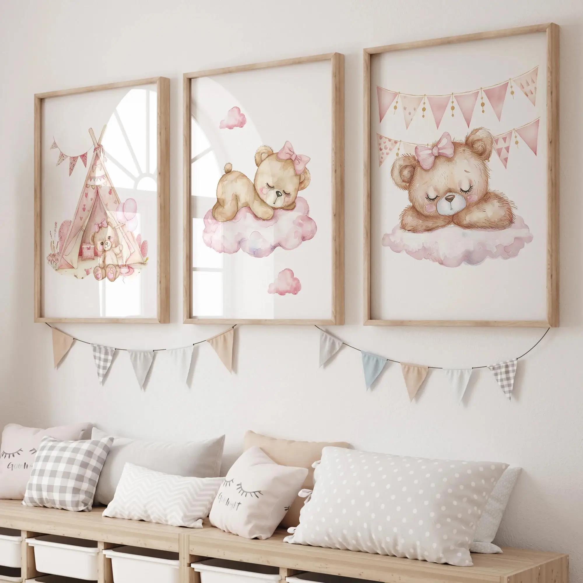 Pink Dream Bear Carousel Tent  - Interior Design Room reseña y precio