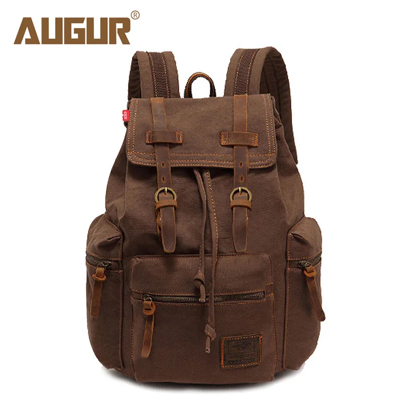 Retro Canvas Backpack for Men  - Interior Design University In China reseña y precio