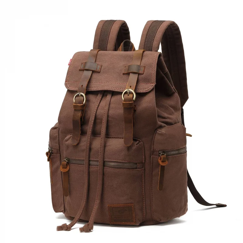 Retro Canvas Backpack for Men  - Interior Design University In China reseña y precio