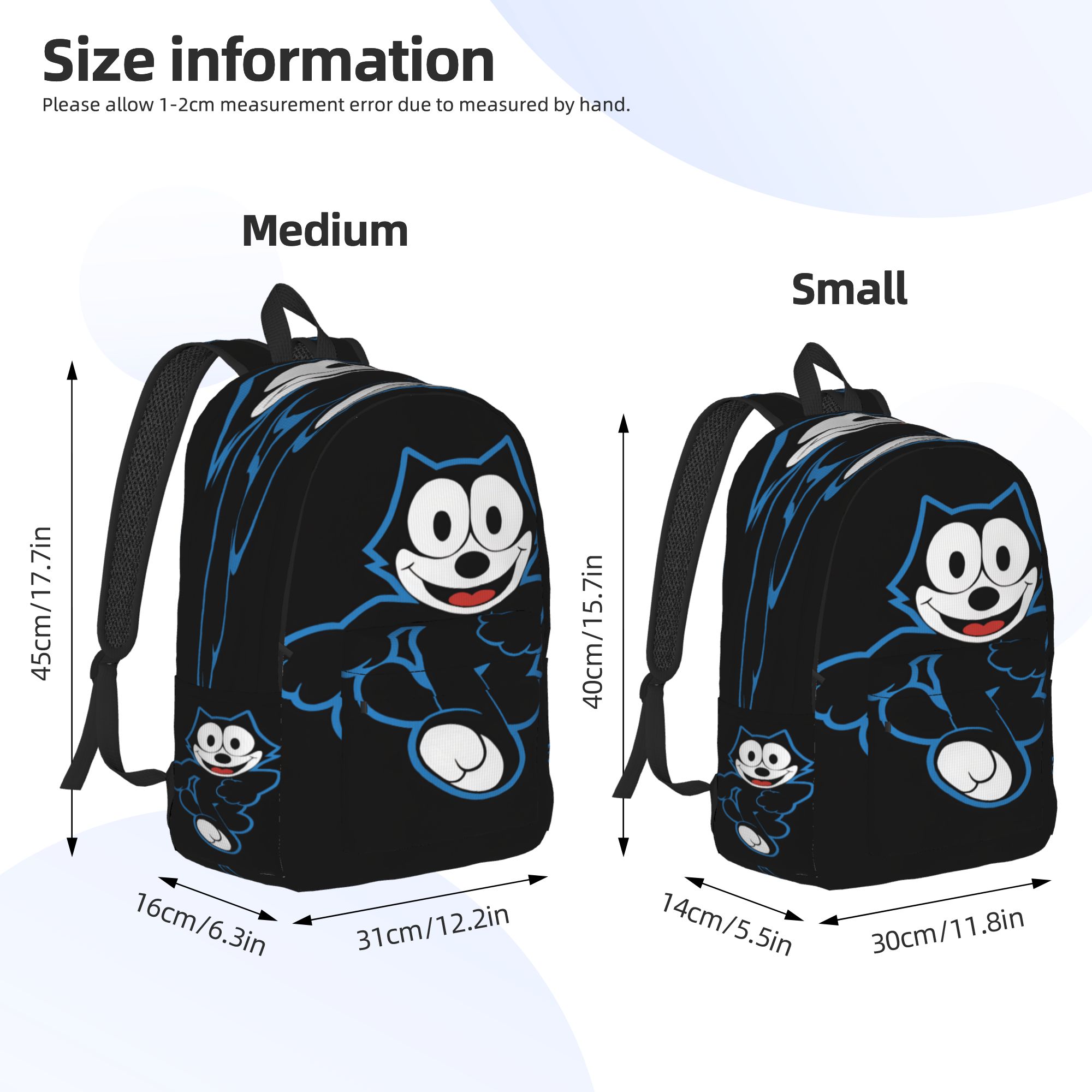 F-Felixs Black Cat Backpack  C - Interior Design University In China reseña y precio