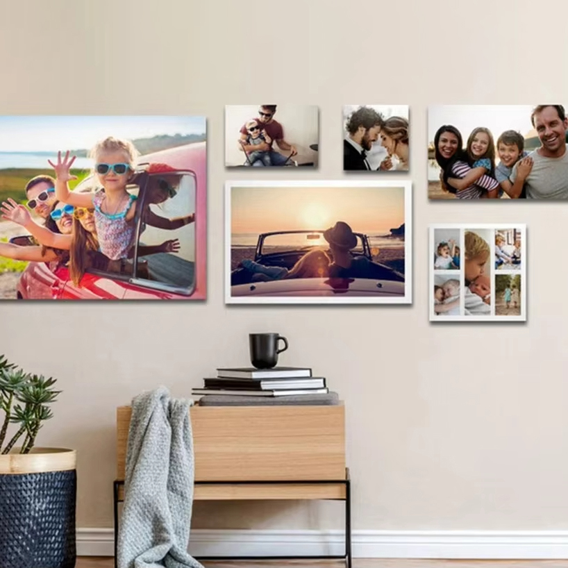 Custom Frameless Photo Canvas  - Interior Design Room reseña y precio