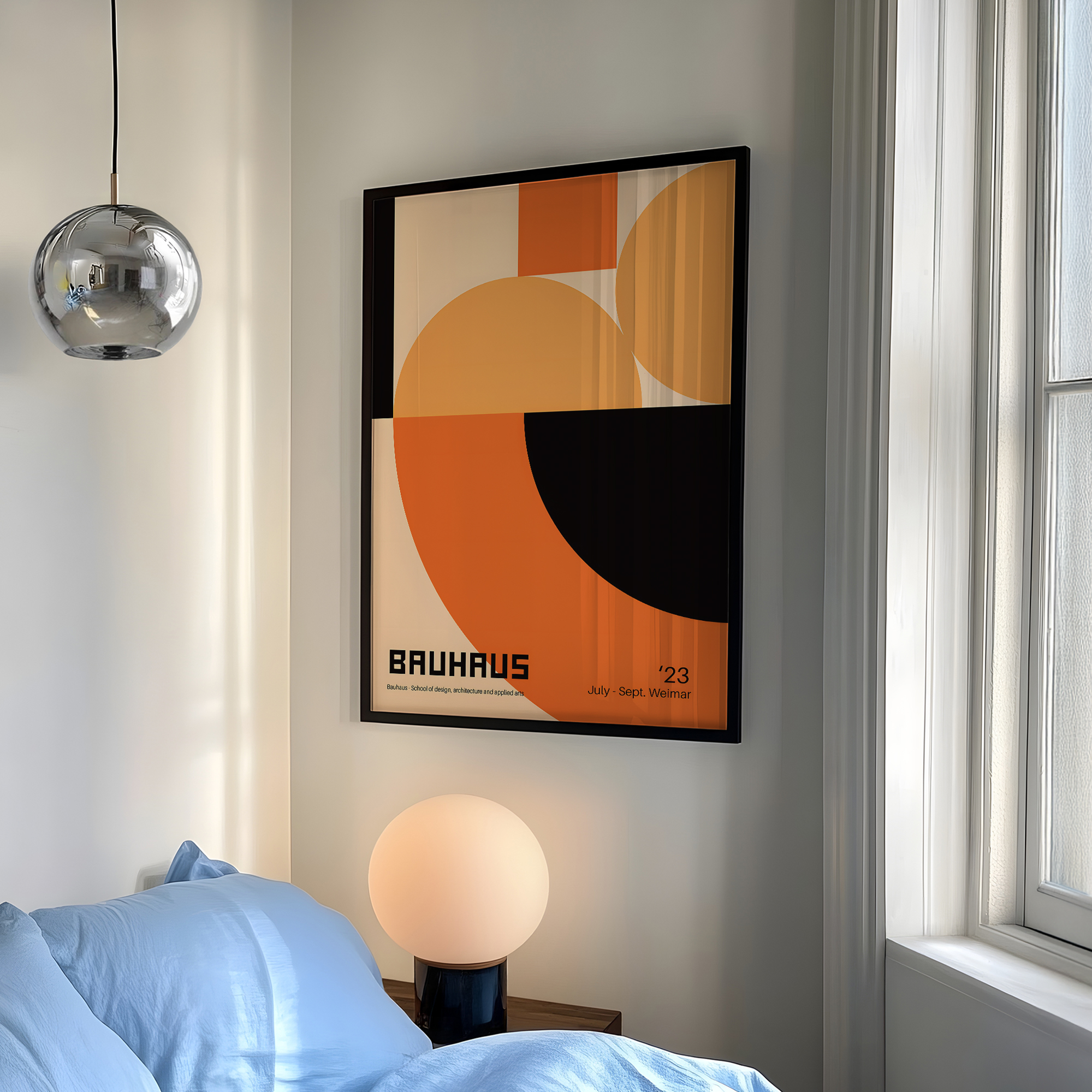 Modern Geometry Bauhaus School - Interior Design Room reseña y precio