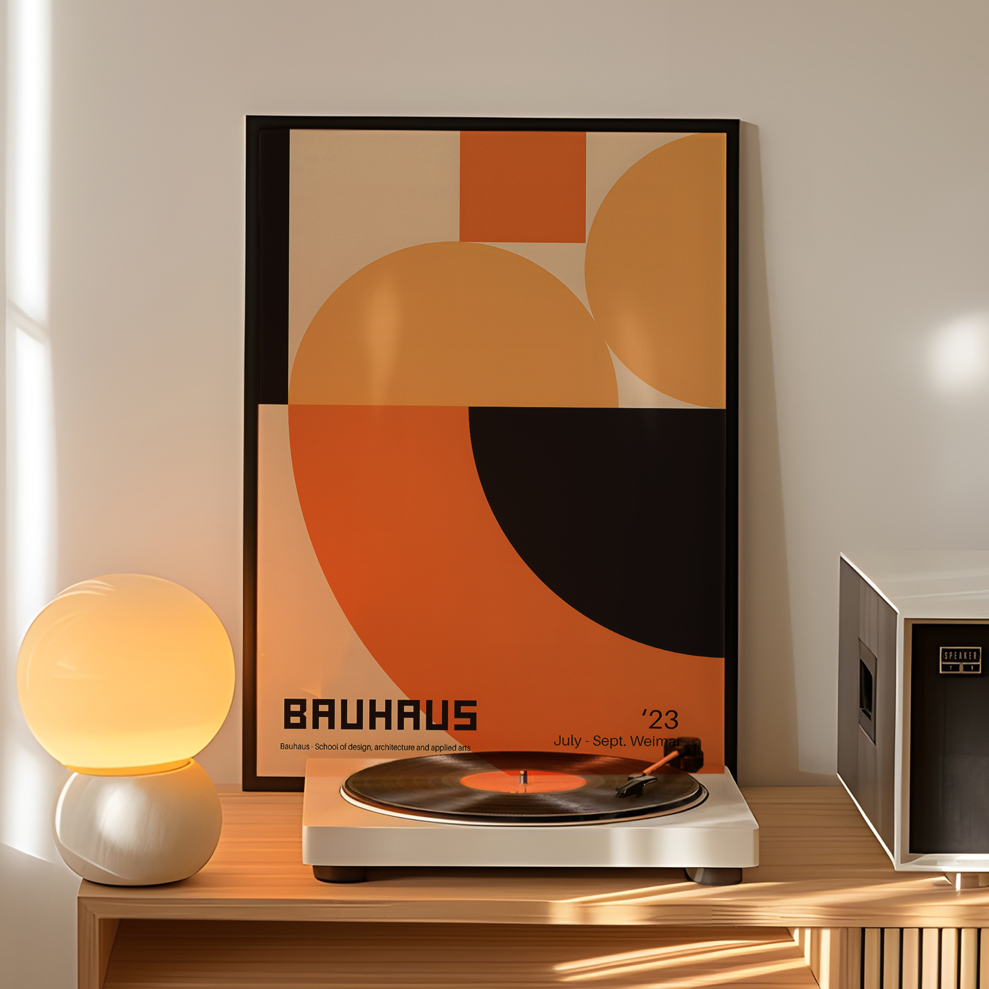 Modern Geometry Bauhaus School - Interior Design Room reseña y precio