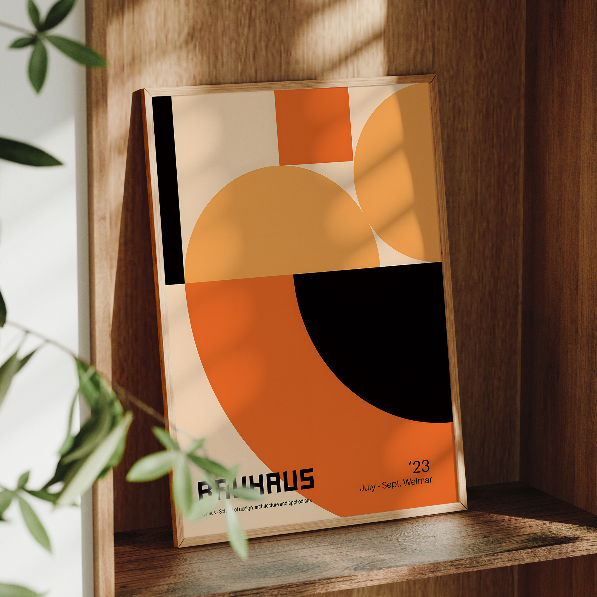 Modern Geometry Bauhaus School - Interior Design Room reseña y precio