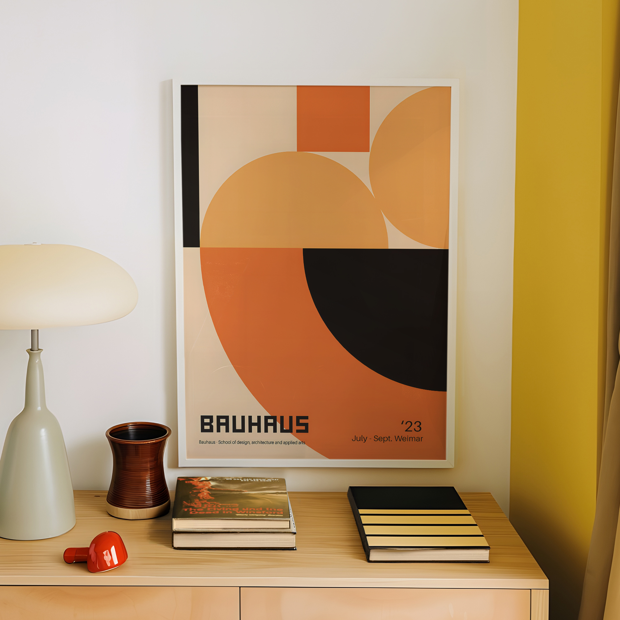 Modern Geometry Bauhaus School - Interior Design Room reseña y precio