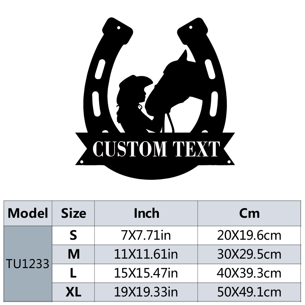 1pc Fashion Customized Horsesh - Interior Design Room reseña y precio