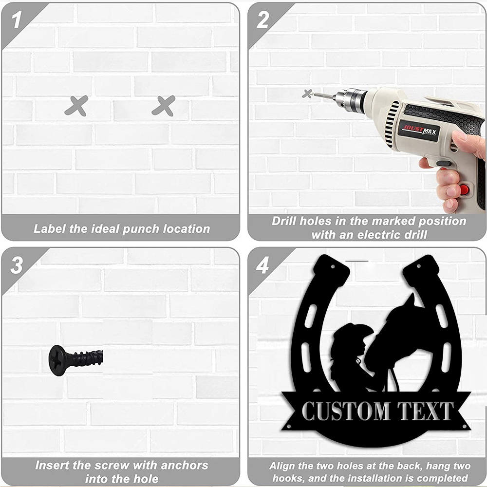 1pc Fashion Customized Horsesh - Interior Design Room reseña y precio