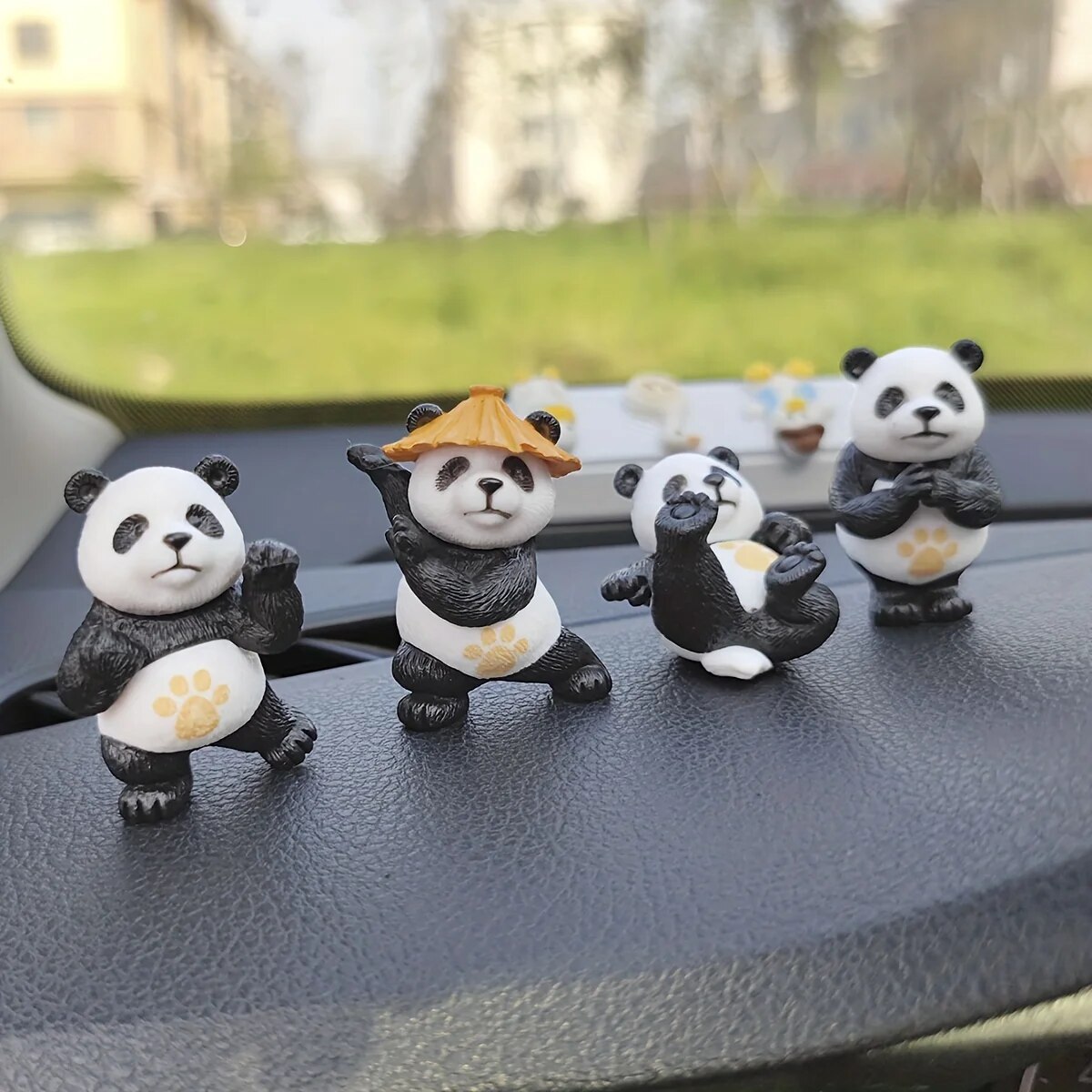 4pcs/set Panda Design Car Orna - Interior Design Concept reseña y precio