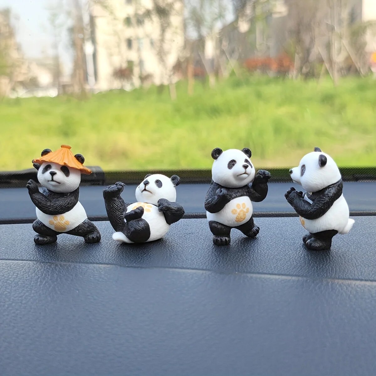 4pcs/set Panda Design Car Orna - Interior Design Concept reseña y precio