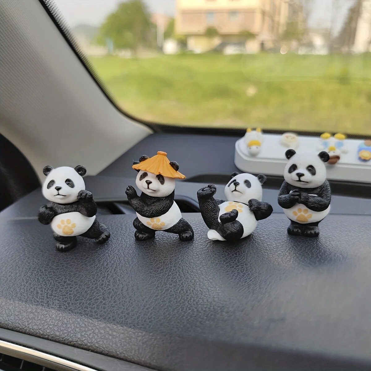 4pcs/set Panda Design Car Orna - Interior Design Concept reseña y precio
