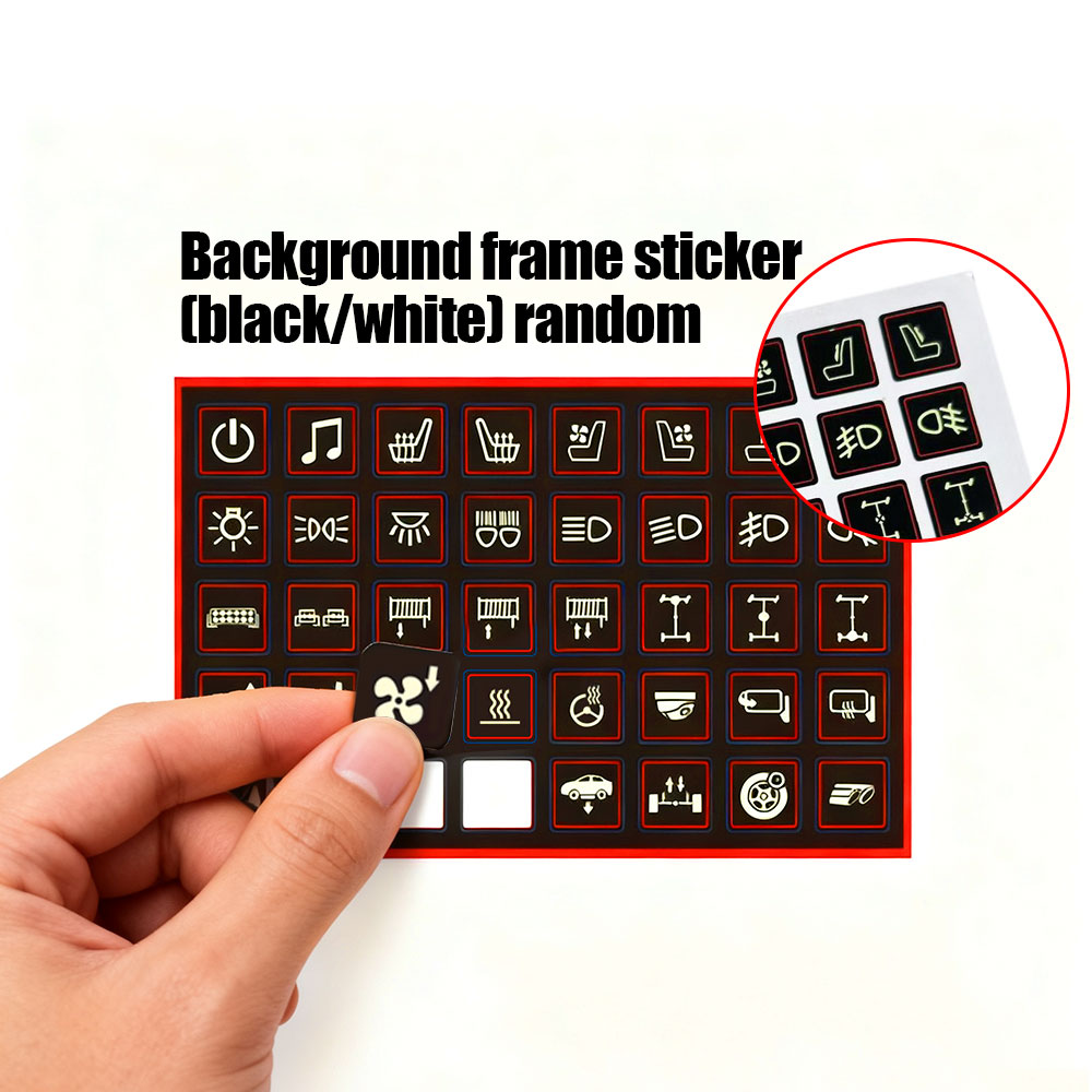 Luminous Car Stickers Instrume - Interior Design Mood Board reseña y precio