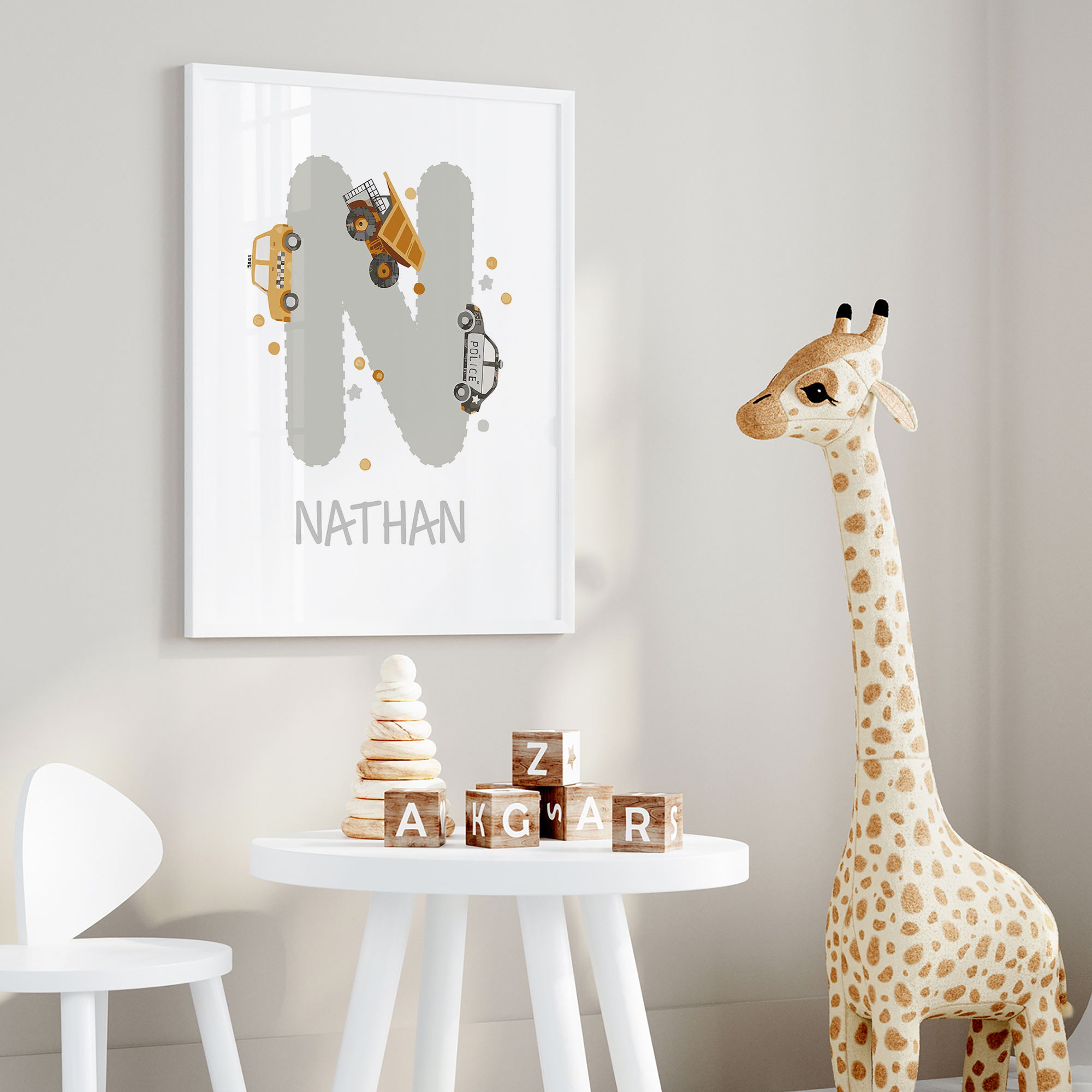 3pcs Personalized Custom Name  - Interior Design Room reseña y precio
