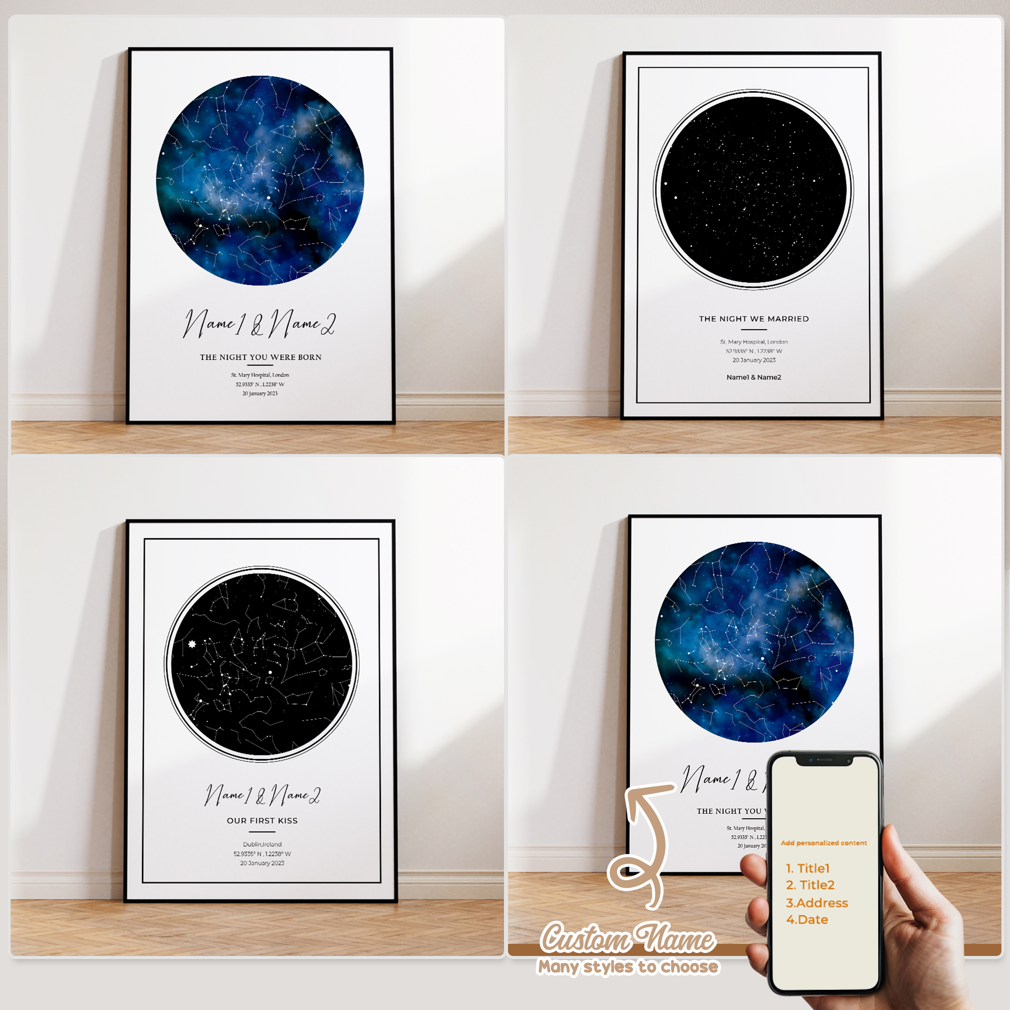 Modern Custom Personalized Nig - Interior Design Room reseña y precio