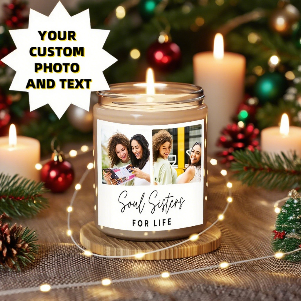 7oz Personalized Candles - Cus - Interior Designer reseña y precio