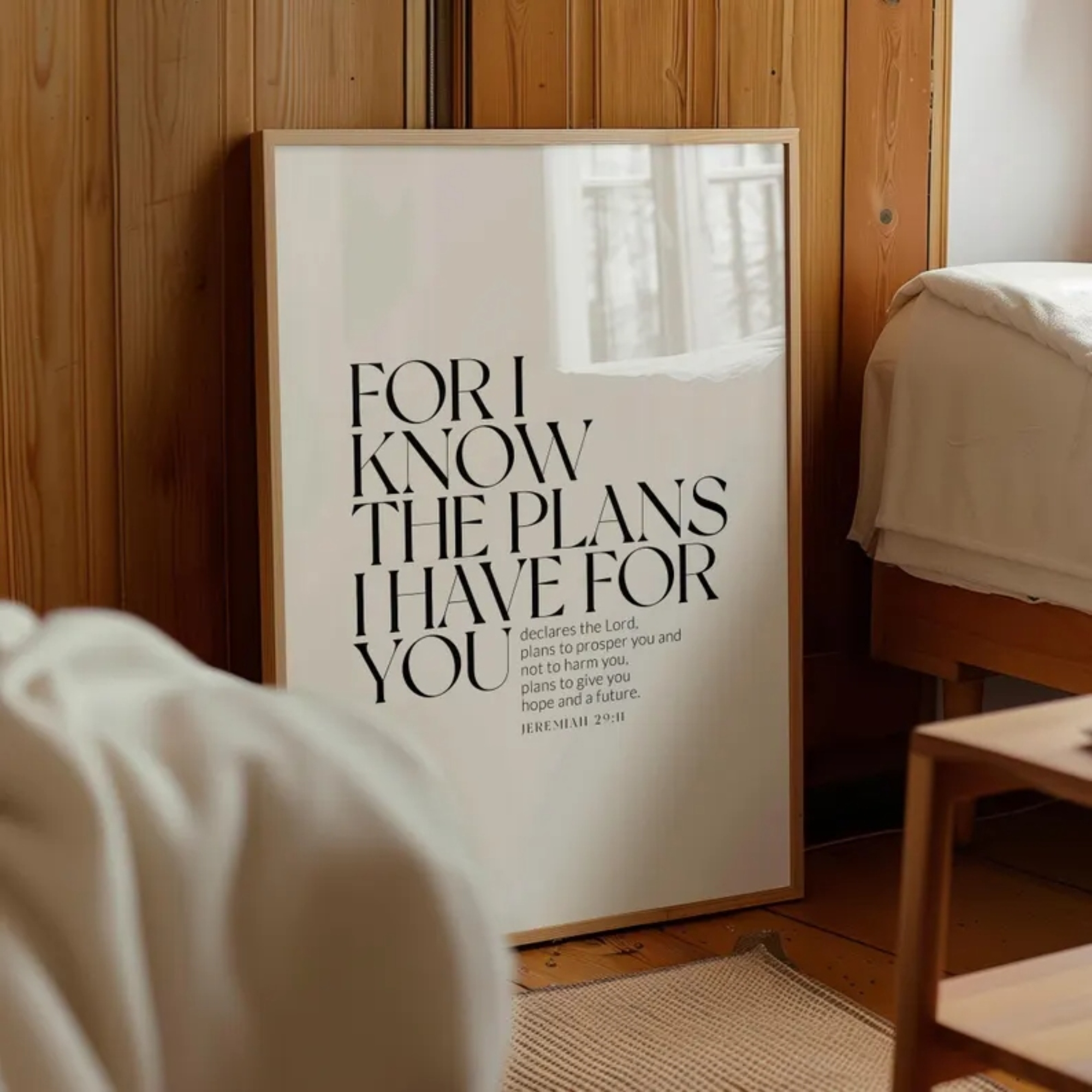 Bible Jeremiah 29:11Christian  - Interior Design Room reseña y precio
