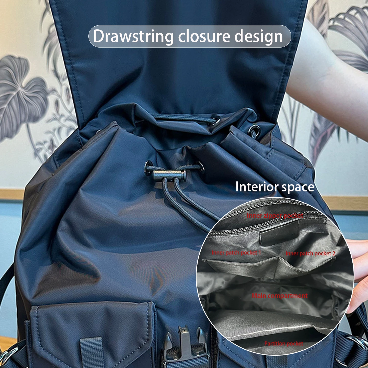 Large Capacity Solid Color Bac - Interior Design University In China reseña y precio